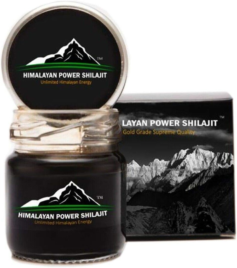 50 Gramm – Reinstes Himalaya Power Shilajit Resin – Gold Grad 100% reine Shilajit- Fulvic Acid & 85+ Trace Minerals Complex für Energie & Immununterstützung