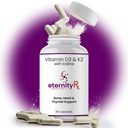 Vitamine D3 K2 5000 UI – Supplément haute puissance D3 et K2 pour os, coeur et immunosupport – Doctor Formulé – 90 Capsules faciles à avaler – Non-OGM, États-Unis Fabriqué