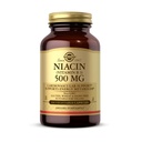 Solgar Niacin (Vitamin B3) 500 mg, 100 Gemüsekapseln - Energiemetabolismus - Non-GMO, Vegan, Glutenfrei, Dairy Free, Kosher - 100 Portionen