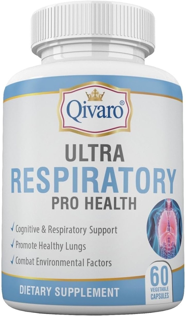 Ultra-respiratorische Pro-Gesundheit – Hilft bei der Aufrechterhaltung der gesamten Lung & Respiratory Health – Infused mit Butterbur und Feverfew Extract - 60 Kapseln