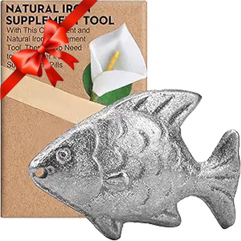 Eisen Fisch Kochwerkzeug, um Original Eisen Nahrung und Wasser zu ergänzen, Eisen Ergänzung Werkzeug für Eisenmangel Vegetarier, schwangere Frauen und Kinder