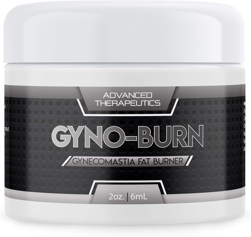 Gyno Burn Gynäkomastie Creme Neu 4 Unze Jar. Burn Stubborn Chest Fat und Firm up Ihre Pecs. Fat Burner Cream Works für Männer und Frauen
