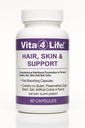 Vita4Life!® Biotin 2000mcg + MSM Haarwachstum Vitamine für Frauen & Männer | Haar, Haut & Nail Unterstützung Ergänzung mit Vitamin A, E, Zink | Fast Absorbing Kapseln, 60 Zähler, 30-Tag Versorgung