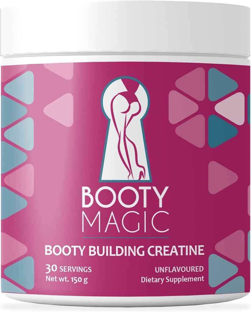 Creatine de construction de bottes - Dévoiler les gains de gluten et la croissance musculaire pour les femmes, micronisé pour les résultats de gros booty améliorés - 30 services