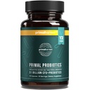 Primal Récolte Probiotiques pour les femmes et les hommes Supplément probiotique quotidien avec 12 souches pour la santé Gut et digestif 30 capsules