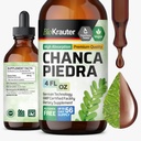 BIO KRAUTER Chanca Piedra Tincture - Natural Kidney Health Support Liquid - Chanca Piedra Stone Breaker & Gallbladder Cleanse Formula - Vegan, Alkohol & Zucker Kostenlose Tropfen - 4 oz