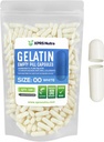 XPRS Nutra Größe 00 Leere Kapseln - 100 Count Leere Gelatine Kapseln - DIY Kapsel Füllung - Fillable Pill Gel Kapseln für Do-It-Yourself Ergänzungen (Weiß)