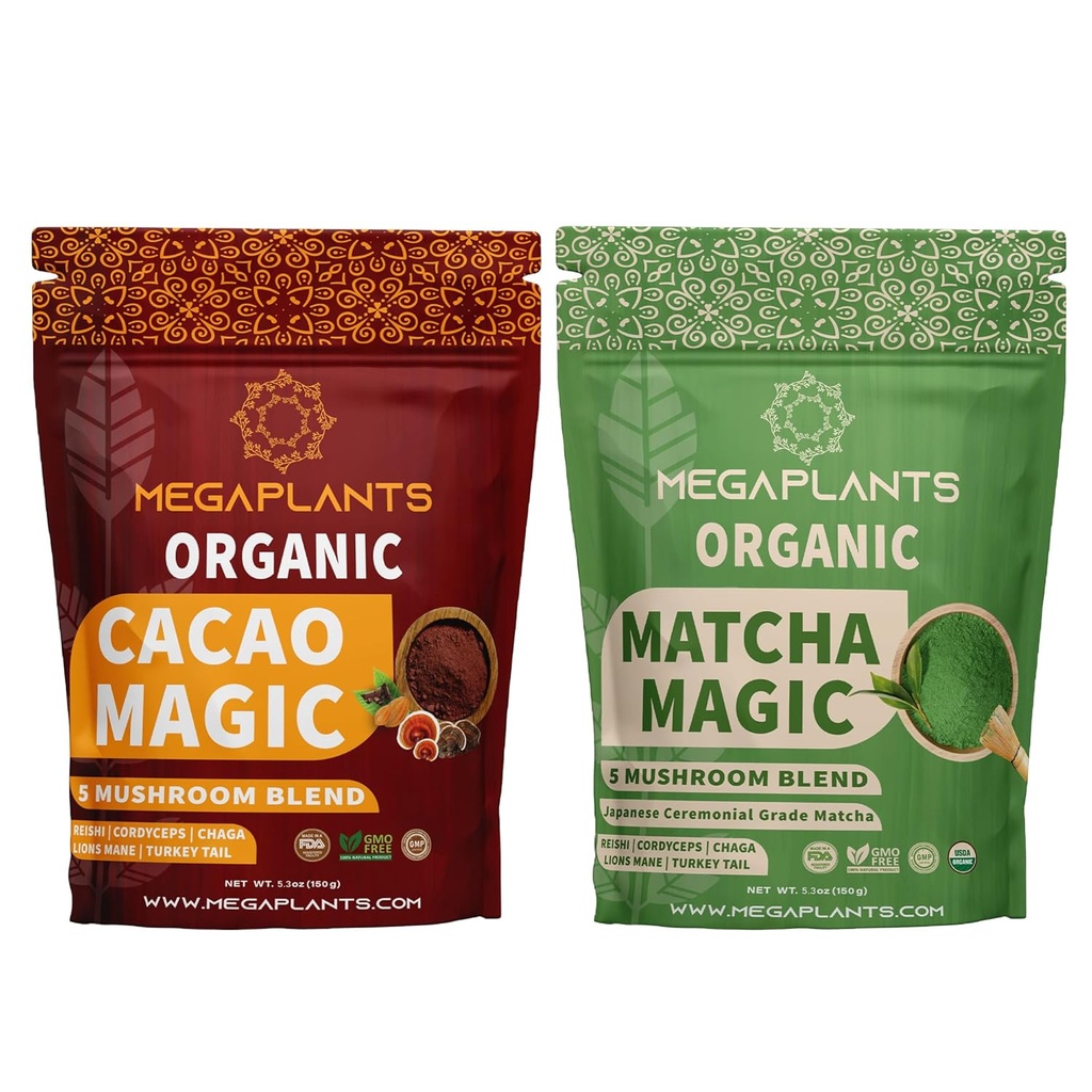 MegaPlants Cacao Magie & Matcha Magie (50 portions)