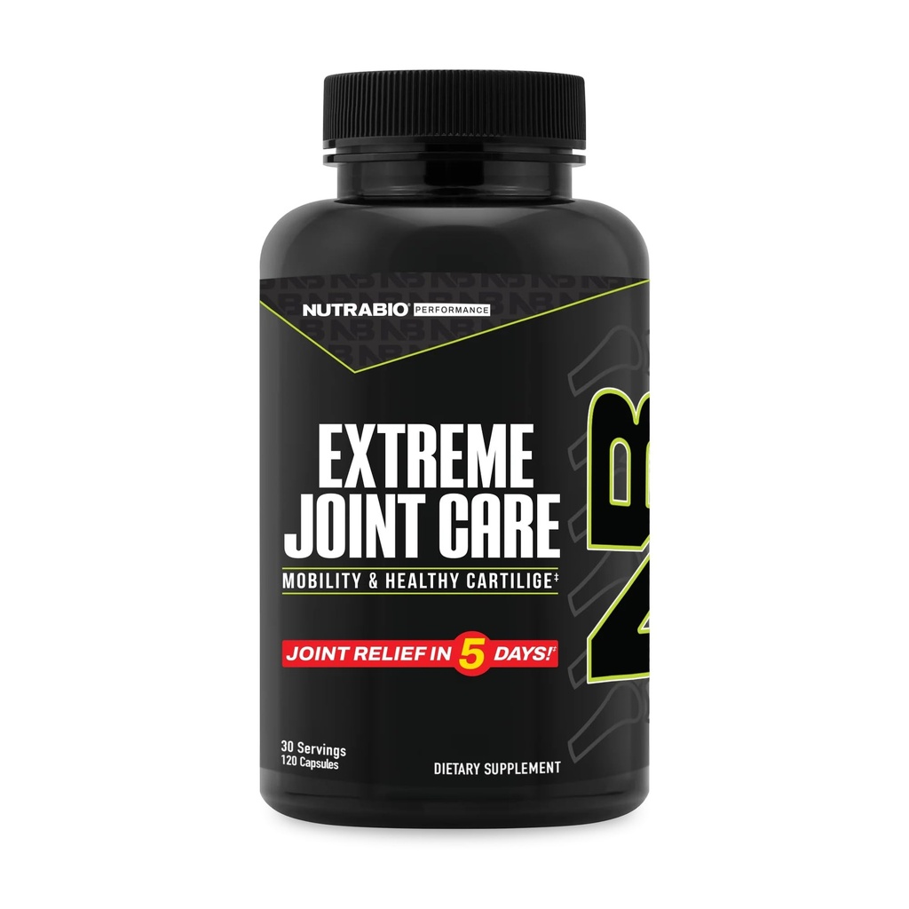 NutraBio Extreme Joint Care - Joint Support Supplement - Joint Health Supplement, unterstützt Gelenke, Mobilität und Knorpel - 120 Kapseln