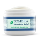 Sombra Warmes Schmerzlinderungsgel, Warmes Relief für Arthritis und Chronische Schmerzen Vor-Workout Muskel Rub Vegan Formel frei von künstlichen Duftstoffen, Dyes, NSAIDs, Wachs, Petroleum, Alkohol - 2oz Jar