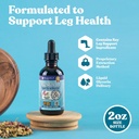 Restavin - Advanced Leg Support Supplement - Flüssige Lieferung für bessere Absorption - Vitamin C, Eisen, Valerian, Turmeric, Magnesium &amp; Mehr!