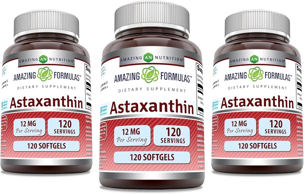 Formules étonnantes Astaxanthine 12mg softgels Supplement