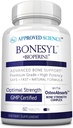 Genehmigte Wissenschaft Bonesyl - Stärkung der Knochen, Begrenzung der Knochendichte Verlust - Erhaltung der gesamten Knochengesundheit - K2, BioPerine, und Magnesium - 60 Tabletten - Vegan - Made in USA