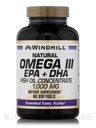 Windmühle Omega 3 Fischöl 1000 mg Softgels, 90 ct