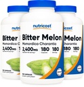 Nutricost Bitter Melon 600mg, 180 Capsules (3 bouteilles)