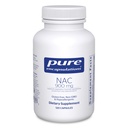 Pure Encapsulations NAC 900 mg - N-Acetyl Cystein Aminosäureergänzungsmittel für Lung & Immununterstützung, Leber & Antioxidantien* - 120 Kapseln