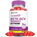 Fast Active Keto ACV Gummis Extreme 2000MG Fastactive Keto Gummis Apfel Apfel Apfelessig Formuliert mit Granatapfel Rübensaft Pulver B12 Vegan Non GMO 60 Gummys
