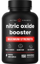 NutraChamps Nitric Oxide Supplement, L-Arginin, L Citrulline Malate, AAKG, Pine Bark, Grape Seed Extract, Extra Strength Nitric Oxide Booster, Nitric Oxide Pillen, Stärke, Energie, Blutfluss