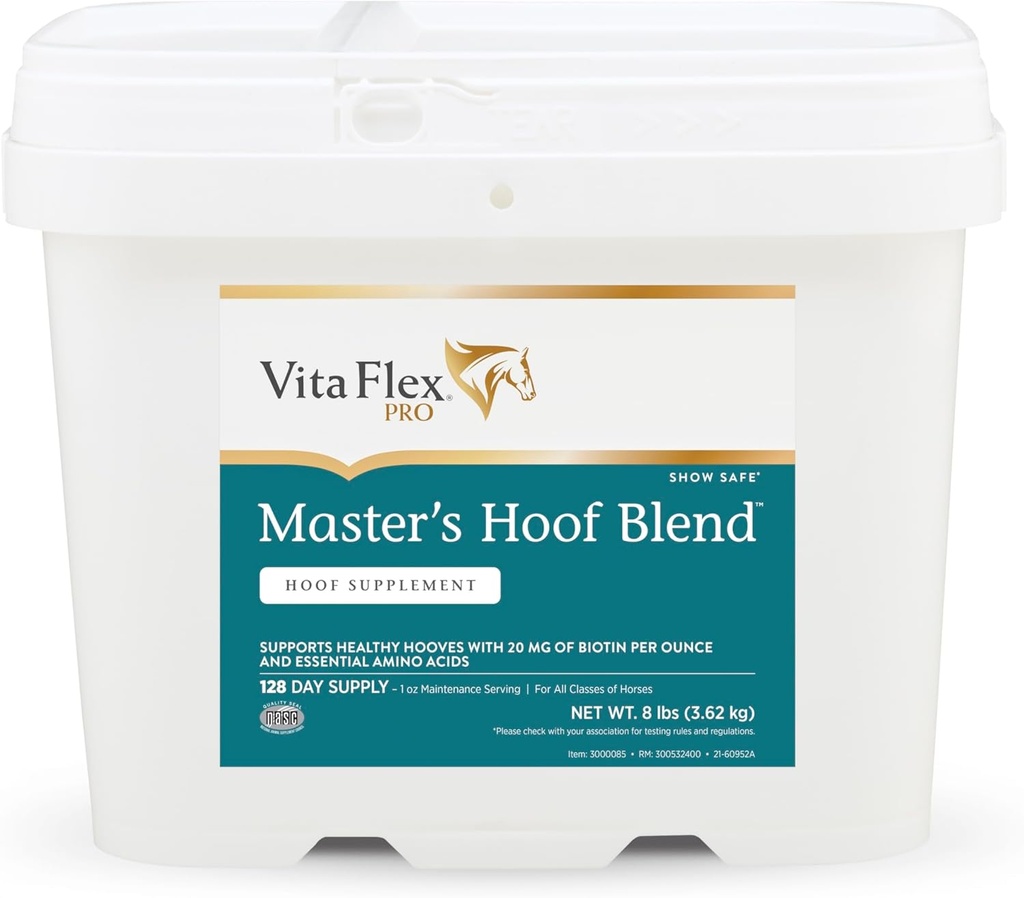 Farnam Vita Flex Master Hoof Blend Hoof Gesundheit Formel, 128 Tage Versorgung, 8 lb