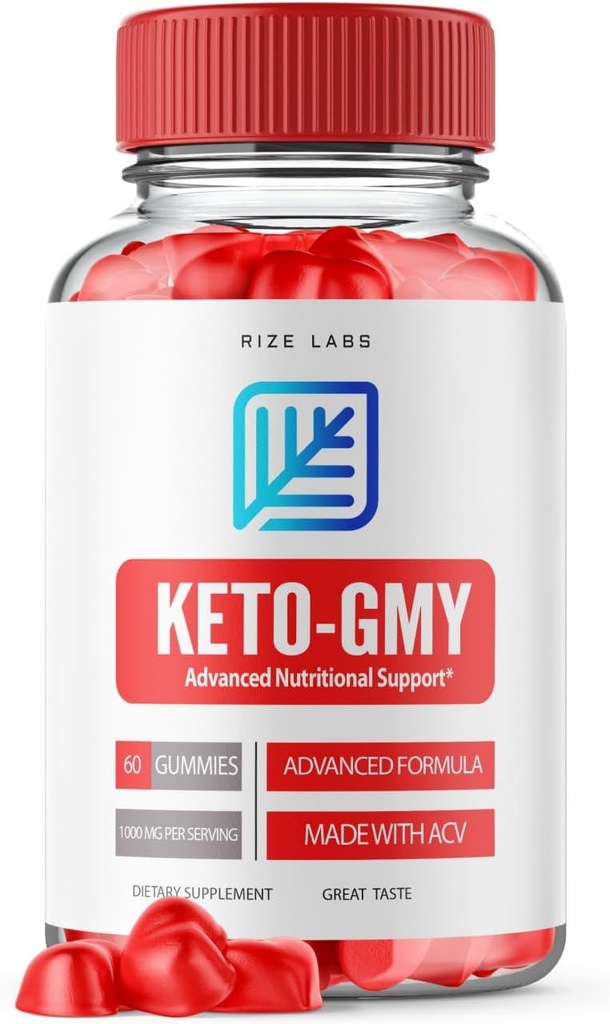 rize labs - Keto-GMY Gummis für Weight Loss, Advanced Nutritional Support Gummis, hilft Belly Fat, Vegan (60 Gummis)