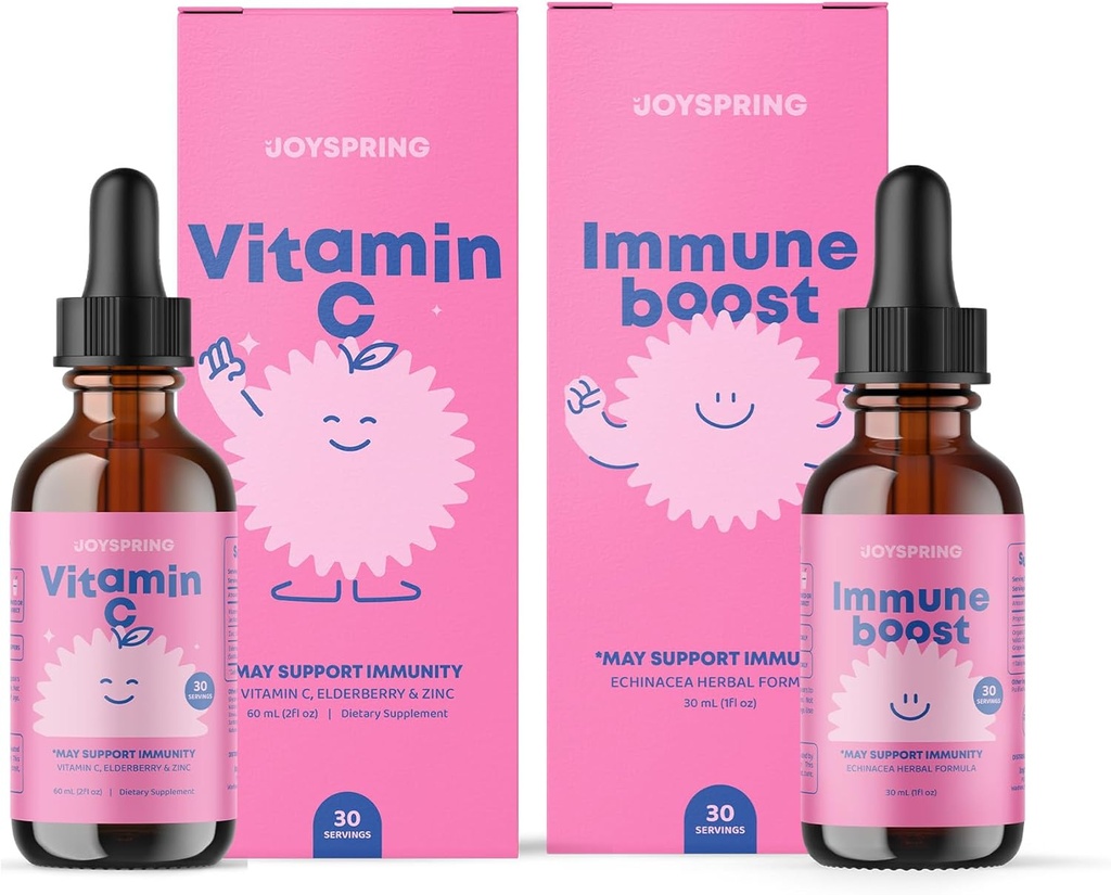 JoySpring Immun- und Vitamin C Tropfen für Kinder