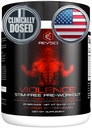 VIOLENCE Stim Free Pre Workout Powder von REVSCI, Precision Dosed Non Stim Preworkout Pump Pre Workout Koffein Free Pre Workout Powder, Pump Supplement & Stimulant Free Nitric, Watermelon, 25 Portionen