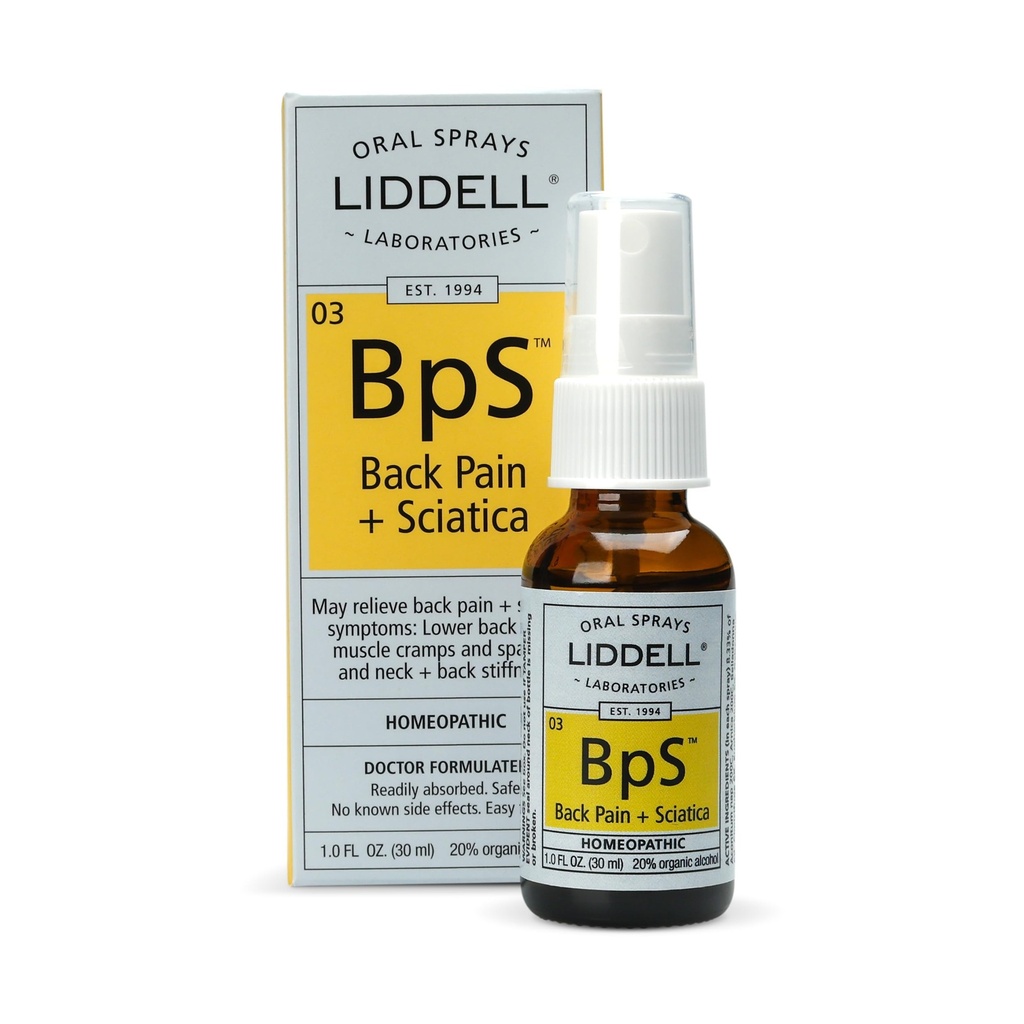 Liddell Homeopathic Rückenschmerzen Spray, 1 Unze