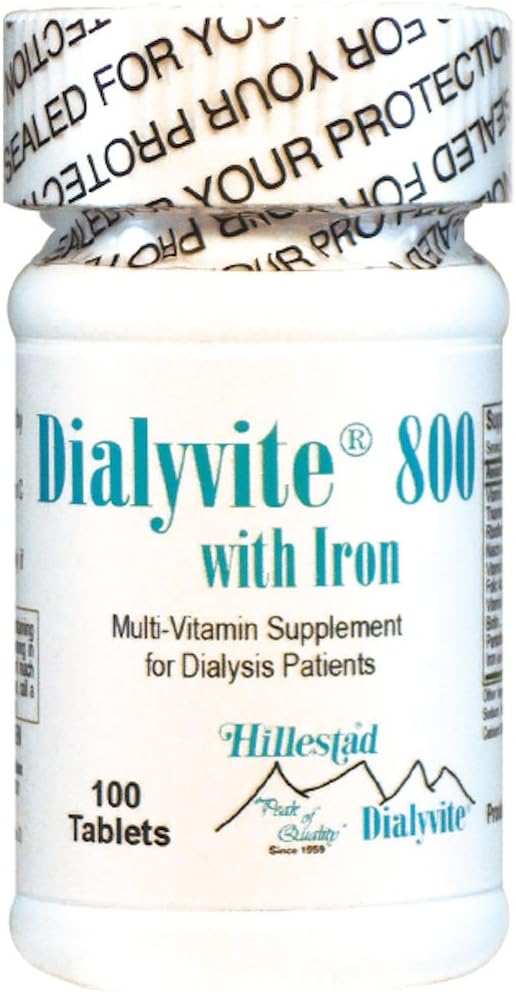 Dialyvite 800 avec fer - 100 comprimés