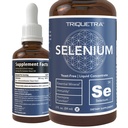 Selen - 200 mcg, Selenomethionin Form, 300 Servierungen - Vegan, Glasflasche, Hefefrei - Sublingual Liquid Concentrate - Antioxidant, Unterstützt Immunität, Schilddrüsengesundheit (2 oz.)
