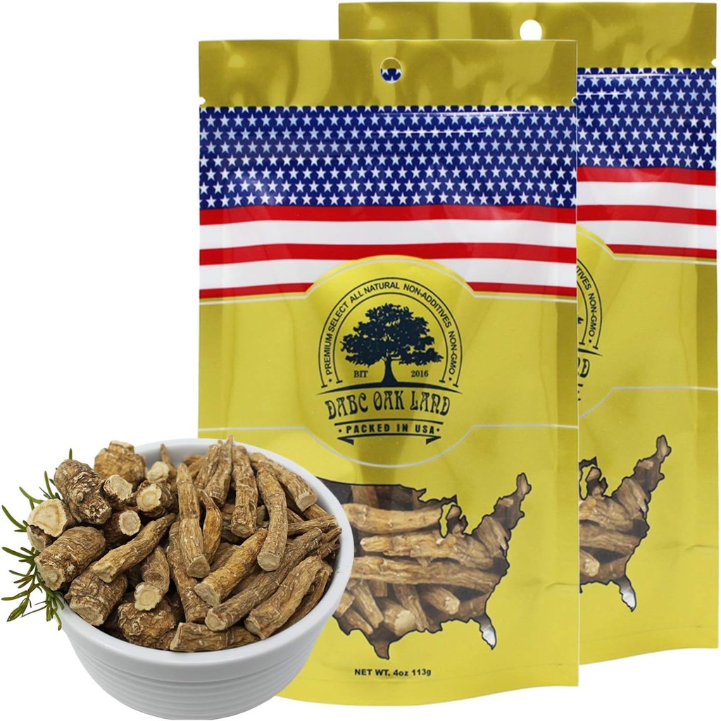 American Ginseng Slices von Wisconsin (Sliced Ginseng Root Wisconsin Grown! Die meisten Menschen verwenden es, um Ginseng Tee zu machen! Gut für Gesundheit! (American Ginsengs Large Branch, 2 Packungen mit 8 Unzen)