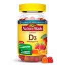 Nature faite de vitamine D3 2000 UI par portion Gommies, os, dents, muscles et immunitaires, 75 jours d'approvisionnement, 150 Gommies de vitamine D pour adultes