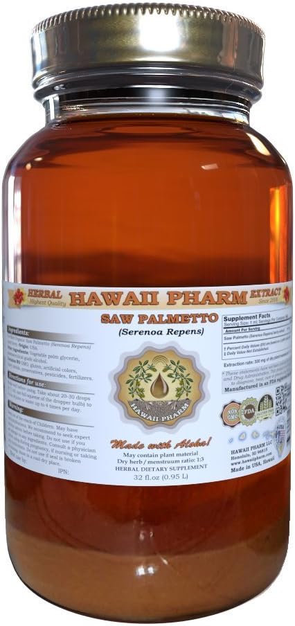Saw Palmetto (Serenoa Repens) Liquid Extract 32 fl.oz