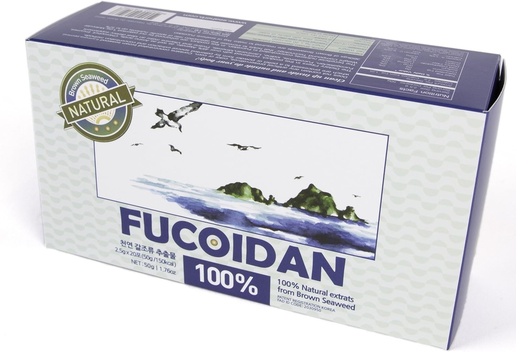 100% natürlicher brauner Seetang Extrakt Fucoidan USFDA Passed(ID Code 2030950)[Powder Typ] (50g)