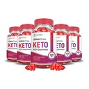Laboratoires justifiés (5 pack Keto gouttes Gommies Keto ACV Formule 1000MG Keto gouttes Gommies Keto vinaigre de cidre de pomme préparé avec du jus de pomme de grenade poudre B12 Vegan Non OGM 300 Gommys