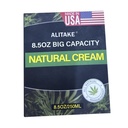 8,5 Unze Natürliche Creme, große Kapazität - All-Natural Formel - Absorbiert schnell