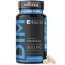 EFFECTIVE NUTRA Dim Supplement 300mg mit BioPerine - Extra Strength Estrogen Blocker für Männer & Frauen - Hormon & Stoffwechselunterstützung - 2 Monate Versorgung