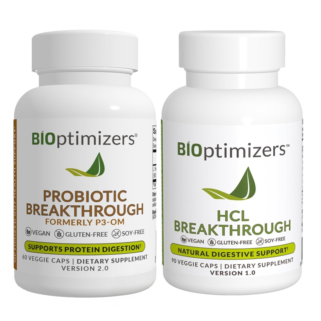 BiOptimiseurs - P3-OM (60 capsules) et HCL Breakthrough (90 capsules) Supplément