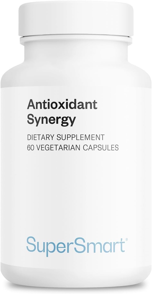 Supersmart - AntiOxidant Synergy - mit Tumeric Curcumin & Alpha Lipoic Acid | Non-GMO & Gluten Free - 60 Vegetarische Kapseln