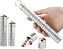 Zam-Zam Daily Pill Organisateur de pilules portables de 7 jours Organisateur de pilules de voyage de grande capacité Conteneur de pilules de voyage d'une semaine pratique pour la gestion des médicaments