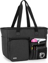 Trunab Lehrer Tasche Arbeitstasche mit mehreren Taschen und gepolsterten Kompartiment für bis zu 15.6”Laptop