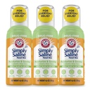 Arm & Hammer Saline simplement hydratant & Soothe Nasal Mist, hydratant sans drogue Saline Nasal Spray pour un soulagement instantané du nez sec, 4,6 Oz (130 g), 3 Pack