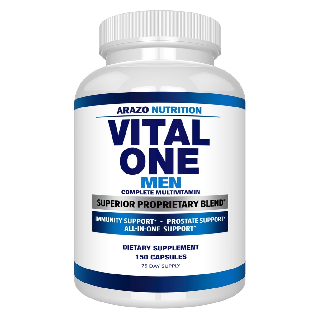 Arazo Nutrition Vital One Multivitamine pour les hommes – Supplément alimentaire complet quotidien - 150 Vegan