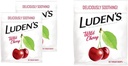 Ludens Wild Cherry Throat Drops, Pack of 2, 90 Drops Each for Sore Throat Relief