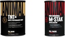 Animaux TNT+ Test Booster & M-Stak Muscle Building Stack pour hommes - 21 comte