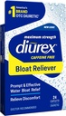 Diurex Caffeine-Free Bloat Relief, maximale Stärke, Relieve Water Bloat Discomfort, Bis zu 6 Stunden Relief, 24 Zähler