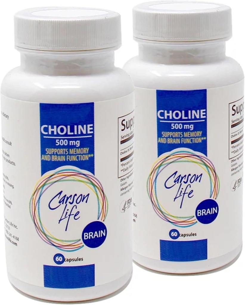 Carson Life Choline - 60 Kapseln - 2 Pack