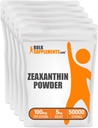 BulkSupplements.com Zeaxanthin Pulver - Zeaxanthin Ergänzungen, aus Marigold Blumenextrakt - Glutenfrei, 100mg (Zeaxanthin 5mg) pro Servierung, 5kg (11 lbs) (Pack mit 5)