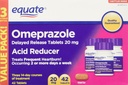 Omeprazole 20 milligramme, réducteur acide, libération retardée, 42 comprimés