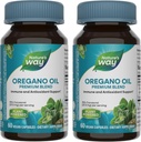NatureS Way Huile d'Origan – Supplément de soutien immunitaire* - 75-85% Carvacrol – Sans gluten – 60 Capsules végétaliennes (2 Pack)