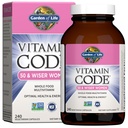 Garten des Lebens Vitamin Code Multivitamin für Frauen 50 & Over, 240 Kapseln, für Frauen 50 Plus mit B Vitamine, Vitamine A, C, D3, E & K, CoQ10, Probiotics & Enzyme